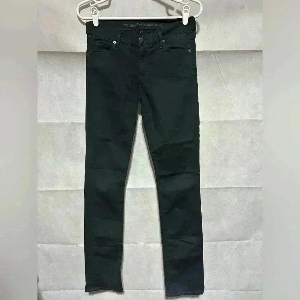 NWOT Citizens Of Humanity Ava Low Rise Straight Navy Blue Denim Jean Pants Sz 27